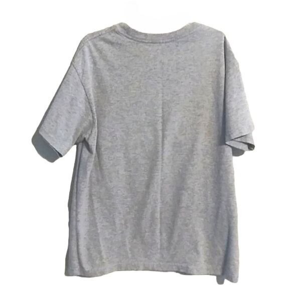 Mojang Jinx Minecraft Kids Size 10/12 T-Shirt Like A Boss Gray Graphic Tee - Picture 4 of 6